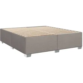 vidaXL Boxspringbett 180 x 200 cm Taupe