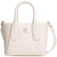 Tommy Hilfiger TH Essential Mini Tote Tote-Bags Kunstleder Beige/White