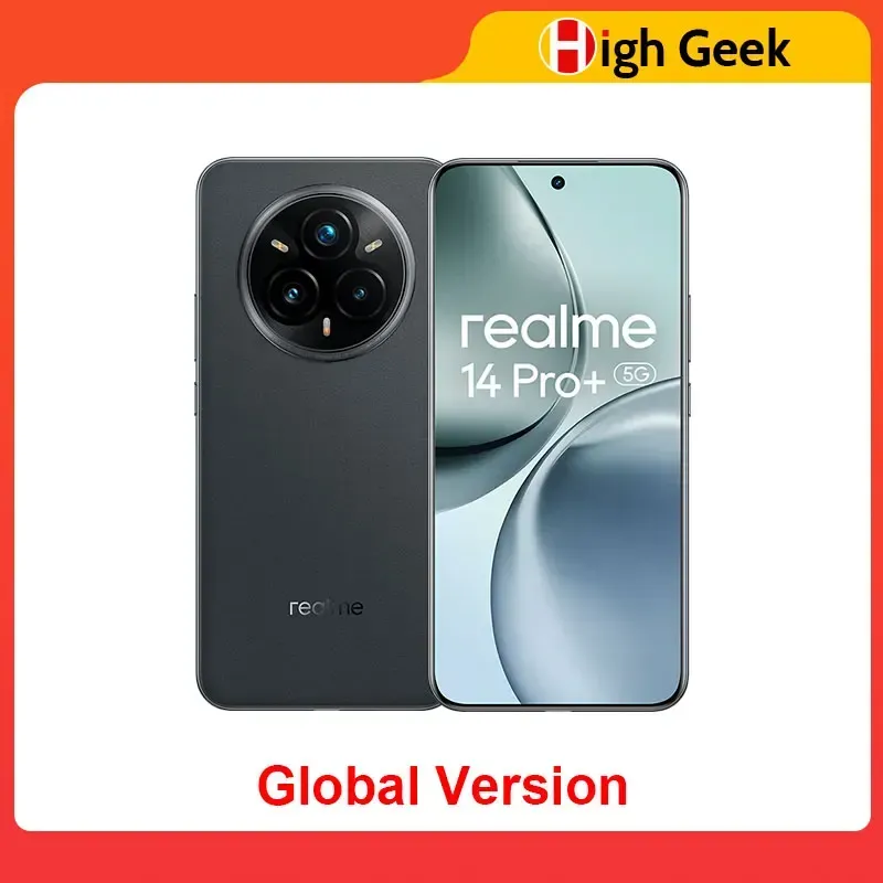 Globale Version realme 14 Pro Plus 5G Smartphone Sony 3X Periscope OIS Kamera Snapdragon7s Gen 3 80W SUPERVOOC Charge IP69