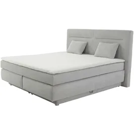 Jockenhöfer Boxspringbett SIMONE, 180 x 200 cm - hellgrau