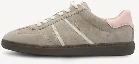 Tamaris Women Lace-up Damen Sneaker Low modisch Schnürschuhe taupe/rose 40 rosa