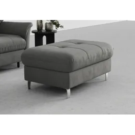 sit&more Hocker Marano mit Stauraum 102 x 43 x 67 cm Grau