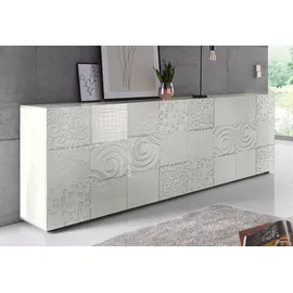 Home Affaire Miro 241 cm Weiß hochglanz