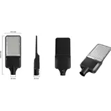 enovalite LED Straßenleuchte 300 W 4300lm 6500K Tageslichtweiß Mastleuchte IP65