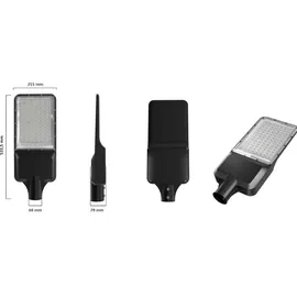 enovalite LED Straßenleuchte 300 W 4300lm 6500K Tageslichtweiß Mastleuchte IP65