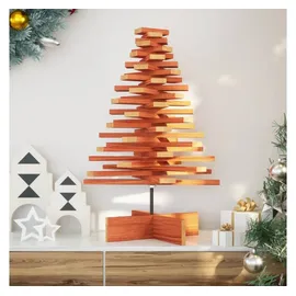 vidaXL Weihnachtsbaum Holz zum Schmücken Braun 80 cm