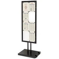 Showdown Displays SHOWDOWN Menütafel A4 Aluminium, Metall Schwarz