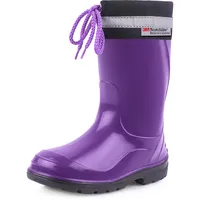 Ladeheid Kinder Gummistiefel mit Stulpe Regenstiefel für Jungen und