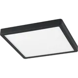 EGLO LED-Aufbauleuchte Zigbee Fueva-Z Eckig Weiß Schwarz 19,5 W