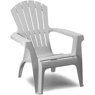 PROGARDEN Dolomiti Stapelsessel 75 x 86 x 86 cm weiß