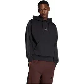 adidas Essentials 3-STREIFEN Hoodie Herren, KE7272 - black/carbon L