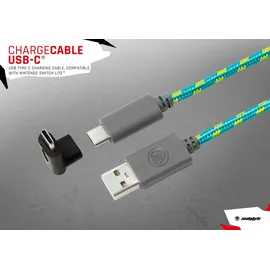 Snakebyte Charge:Cable Ladekabel Türkis/Gelb USB