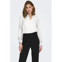 Only ONLMETTE V-Neck LS Smock TOP NOOS WVN - S