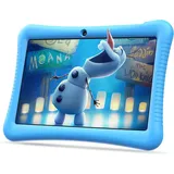 Kinder Tablet 10 Zoll Android 13, Kids Tablet Quad Core Processor 1.6GHz, 3GB RAM/32GB ROM(256GB TF), 1280x800 HD-Display, 6000mAh, WiFi, Bluetooth - Blau