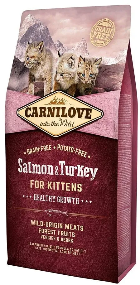 Carnilove Katze Trockenfutter Lachs und Pute 1 x 6kg