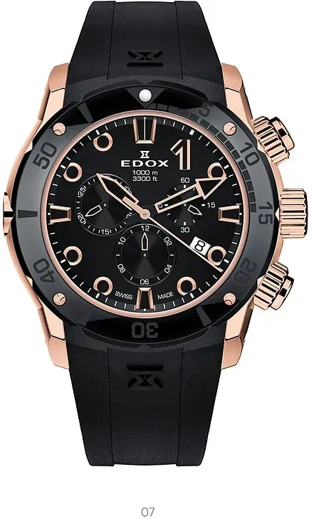 Edox Taucheruhr CO-1 10242 TINR NIR - rosé