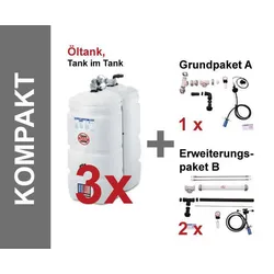 SCHÜTZ Öl-Lagerbehälter T103 Kompakt Tank im Tank 3 x 1000 Liter Kunststoff