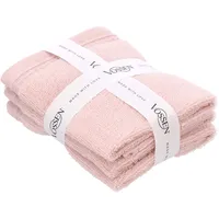 VOSSEN Seiftücher Detox Time 3er-Set Baumwolle Rosa