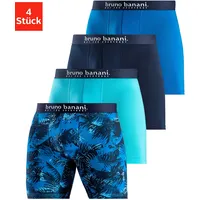 Bruno banani Langer Boxer in blau bedruckt/türkis/navy/blau | Gr.: