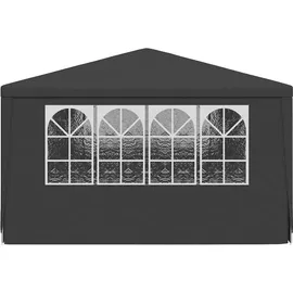 vidaXL Profi-Partyzelt 4 x 6 m inkl. 4 Seitenteile Anthrazit