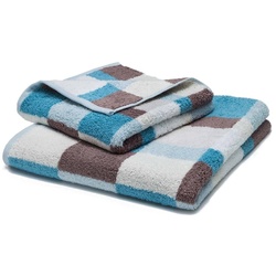 grace grand spa Duschtuch Premium mit hochflorigem Frottier blau 