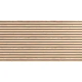 Fassadenverkleidung PVC 295 x 28,3 cm eiche hell/schwarz