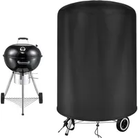 Raweao Abdeckung für Weber Kugelgrill 47cm 500D Oxford, wasserdicht, winddicht, Hülle, Grillabdeckung 47 cm,