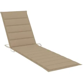 vidaXL Sonnenliege 59 x 0 x 53 cm Beige