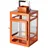 Fink Laterne KENIA Edelstahl/Glas/Eisen Orange