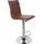 Kayoom Barstuhl Midnight 625 2er-Set, in Leder-Optik, höhenverstellbar, drehbar braun