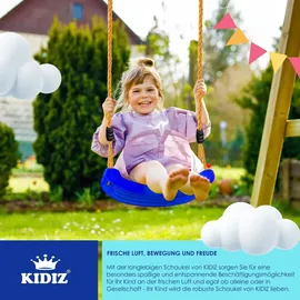 Kidiz Schaukel Kinderschaukel Set Blau