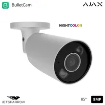 Ajax 126259 - Tvcc - Bulletcam Hl (8 Mp/4 Mm) - Kamera Hl Verdrahtet (8 Mp/4 Mm) - Farbe White - Ajax Videoüberwachung