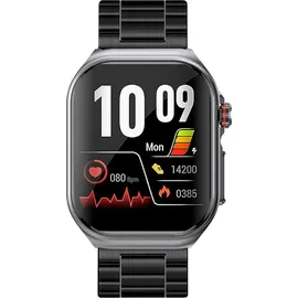 knauermann PRO 3 Fan Edition (2025) Eckig / Schwarz Silikonarmband Schwarz