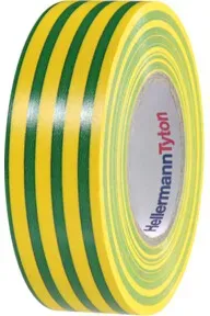 HellermannTyton PVC Isolierband 15-19x20 grün/gelb HTAPEFLEX1519x20GNYE