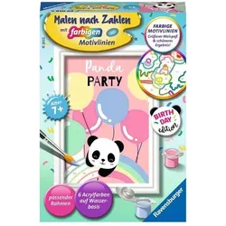 RAVENSBURGER 20056 Malen nach Zahlen Panda Party