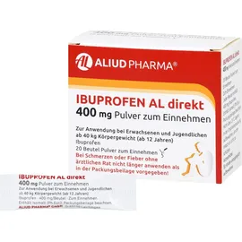 ALIUD PHARMA GmbH Ibuprofen AL direkt 400 mg Pulver zum Einnehmen