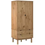 vidaXL Kleiderschrank OTTA 76,5x53x172 cm Massivholz Kiefer