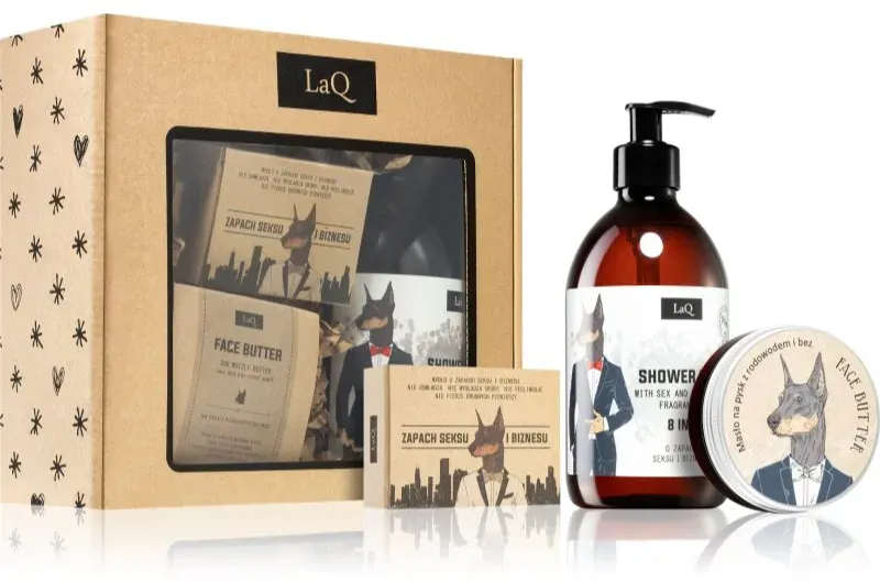 LaQ Doberman Geschenkset für einen perfekten Look für Herren