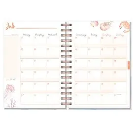 häfft® verlag Häfft-Timer Fancy 26/27 Bleu & Rosé