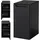 [en.casa] Unterschrank Skelbolu 30 x 60 x 40 cm Schwarz