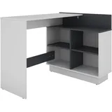 byLIVING Eckschreibtisch Berni Weiß