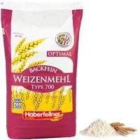 Haberfellner Weizenmehl Type 550 / W700 Mehl GVO-frei Bäckereiqualität 25 kg
