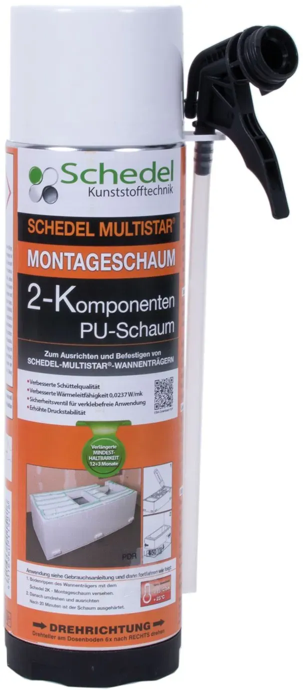 Schedel Multistar 2-Komponenten Montageschaum 400 ml