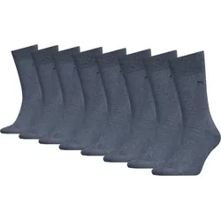 Business Socken 4 Paar weich Herren - Classic Socks BLAU 39/42