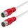 Maxtrack SAT Anschlusskabel 1x F-Stecker 1x F-Stecker 600 cm Weiß