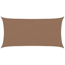 vidaXL Sonnensegel Taupe 2,5 x 6 m HDPE
