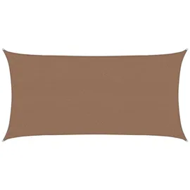 vidaXL Sonnensegel Taupe 2,5 x 6 m HDPE