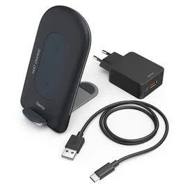 Hama QI-FC15S 15W, kabellose Smartphone-Ladestation, Grau