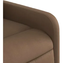 vidaXL Relaxsessel Braun Stoff 146 x 76,5 x 0 cm Braun mit Liegeposition