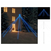 VidaXL Weihnachtsbaum-Lichterkette Indoor Outdoor 800 LEDs Blau 5m